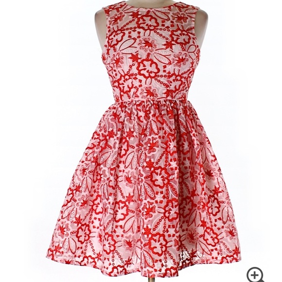 Sweet Red Vintage Inspired Dress by INA - Picture 2 of 9